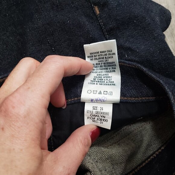 Joe's Jeans Vintage Reserve Oaklyn High Rise Straight Ankle Jeans NWT NEW Sz 24 - Picture 8 of 10